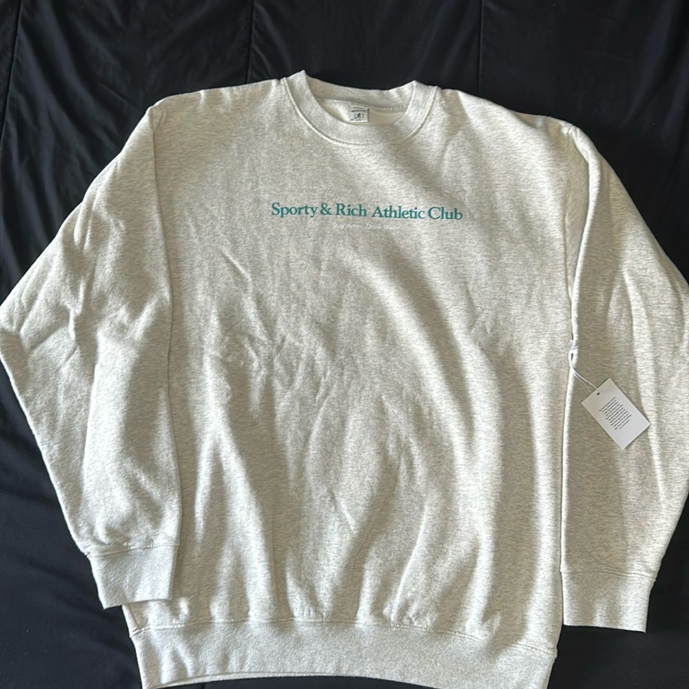 NWT Men’s Sporty&Rich Athletic Club crewneck size X-Large